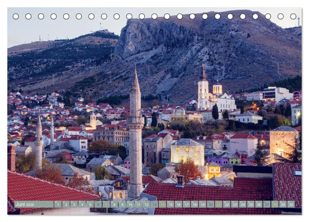 Bild: 9783457403280 | Die Altstadt von Mostar (Tischkalender 2026 DIN A5 quer), CALVENDO...