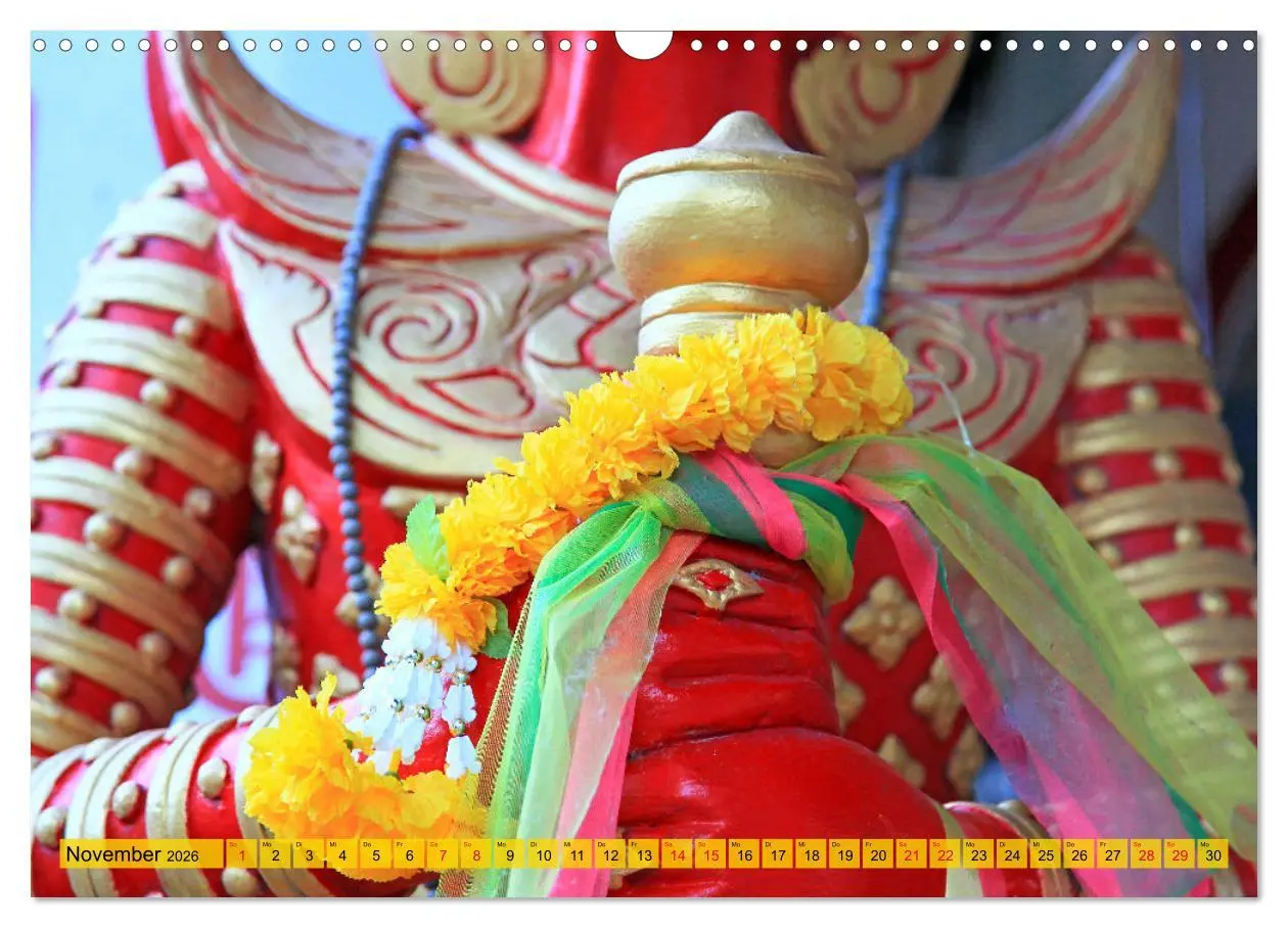 Bild: 9783457573280 | Farbenfrohes Thailand (Wandkalender 2026 DIN A3 quer), CALVENDO...