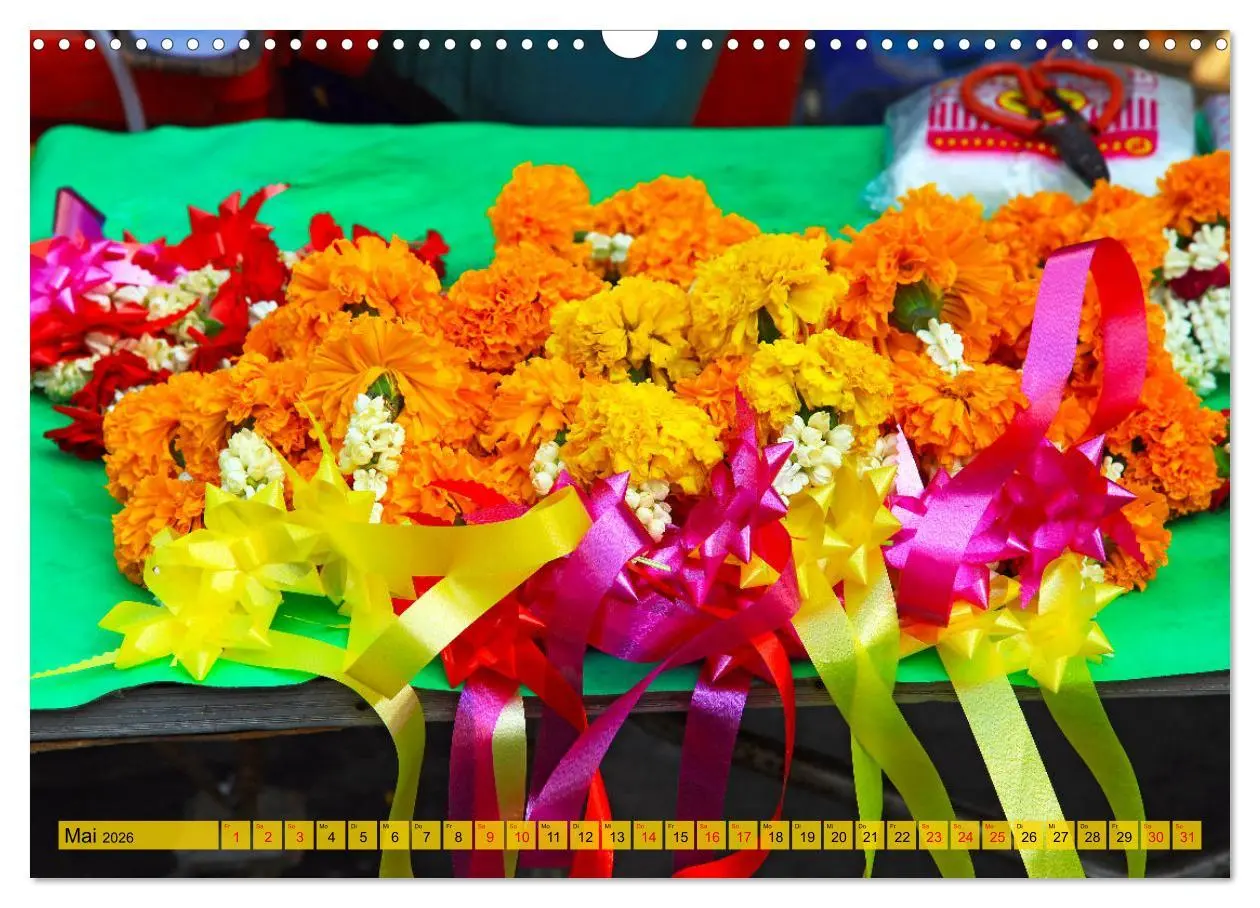 Bild: 9783457573280 | Farbenfrohes Thailand (Wandkalender 2026 DIN A3 quer), CALVENDO...