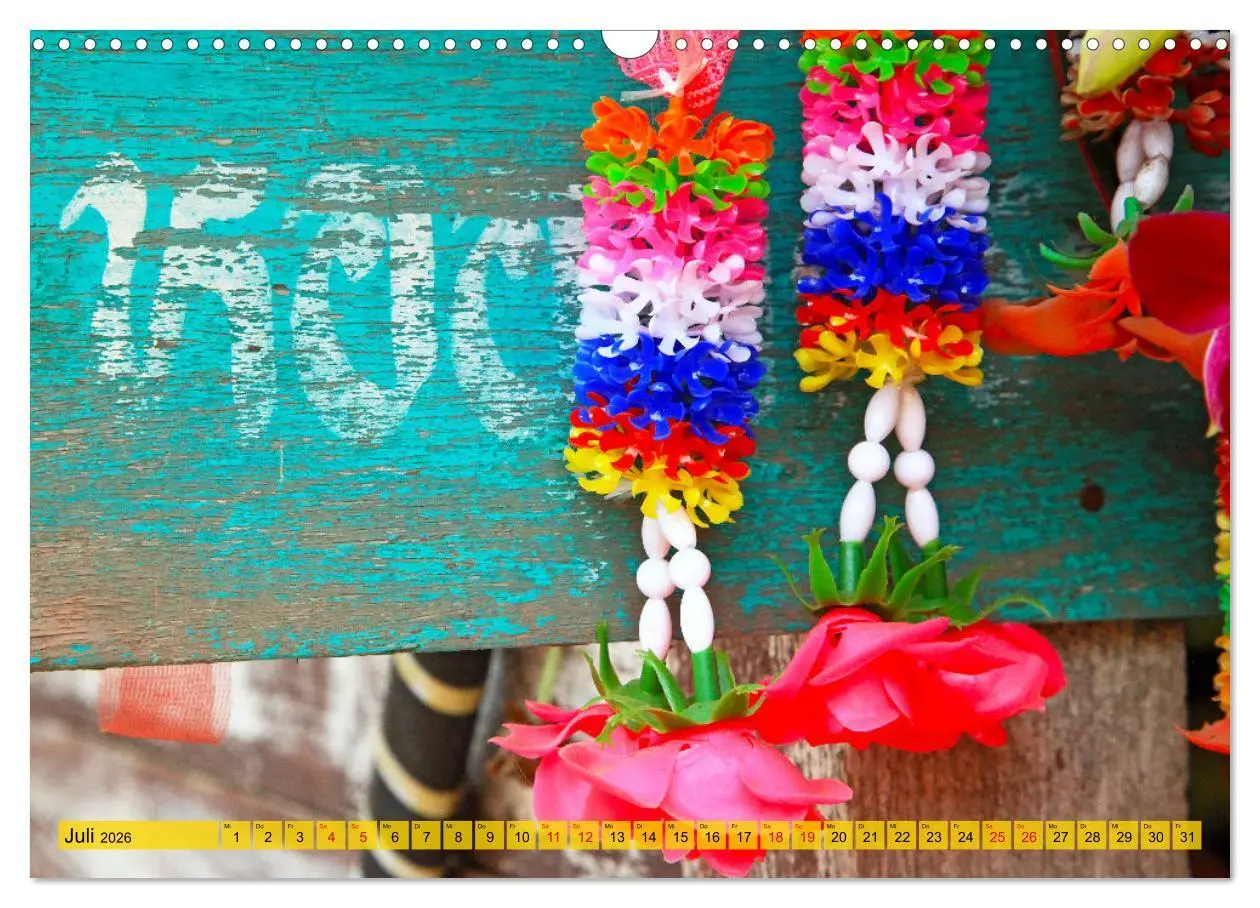 Bild: 9783457573280 | Farbenfrohes Thailand (Wandkalender 2026 DIN A3 quer), CALVENDO...