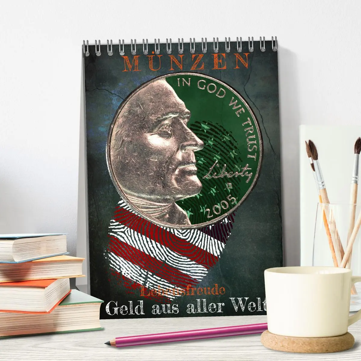 Bild: 9783516353280 | Münzen - Geld aus aller Welt (Tischkalender 2026 DIN A5 hoch),...