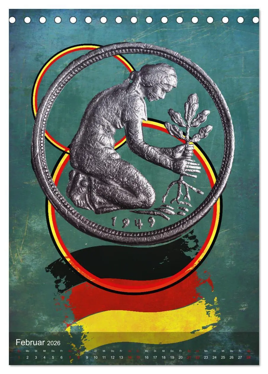 Bild: 9783516353280 | Münzen - Geld aus aller Welt (Tischkalender 2026 DIN A5 hoch),...