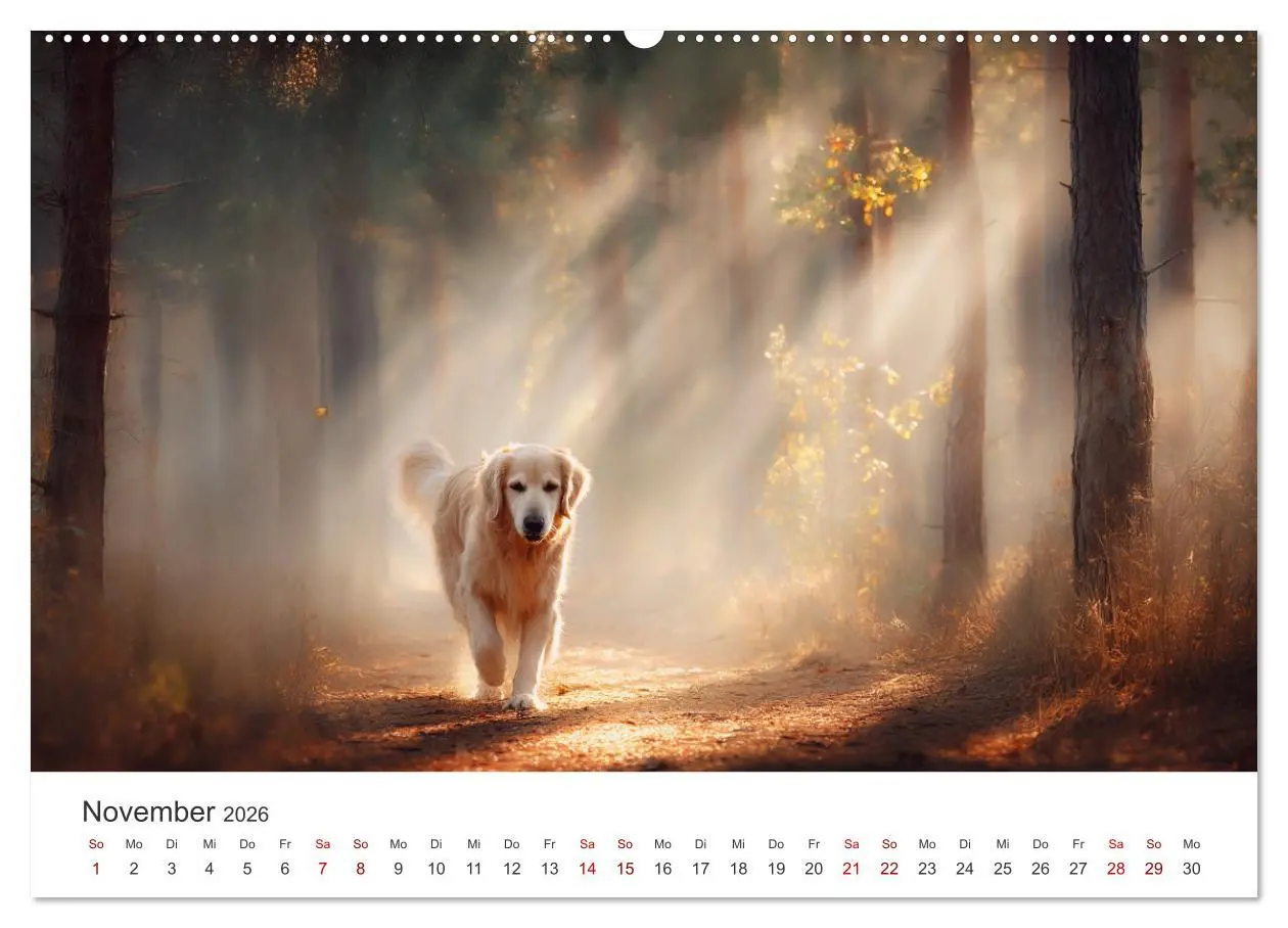 Bild: 9783516593280 | Herz aus Gold - Retriever zum Verlieben (Wandkalender 2026 DIN A2...