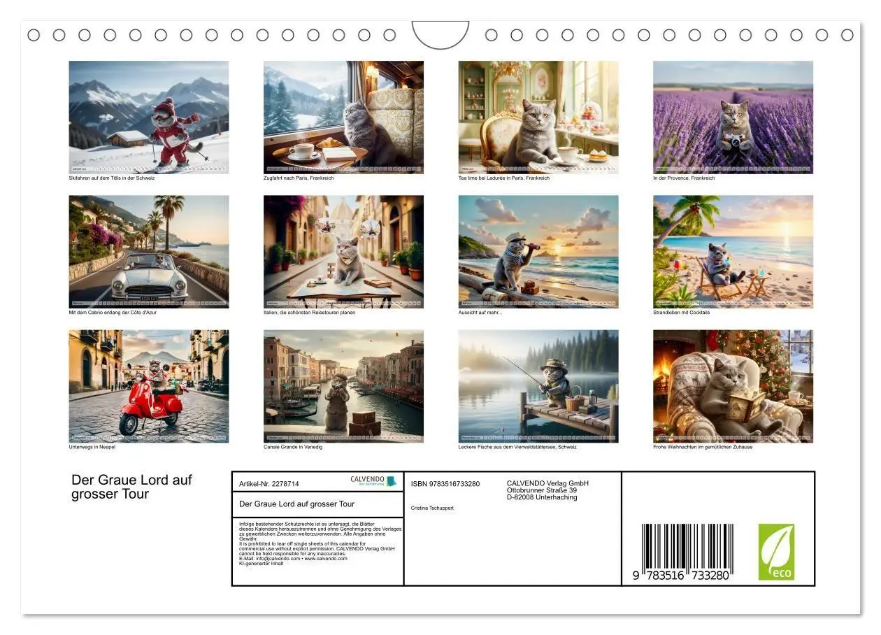 Bild: 9783516733280 | Der Graue Lord auf grosser Tour (Wandkalender 2026 DIN A4 quer),...