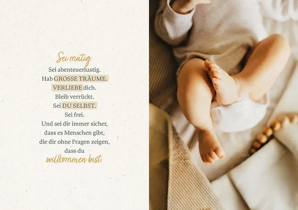 Bild: 9783765533280 | Willkommen im Leben | Susanne Baum | Broschüre | Kleine Grüsse | 16 S.