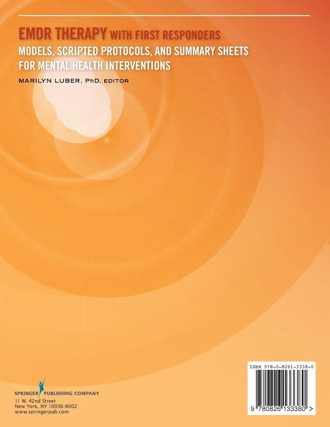 Rückseite: 9780826133380 | EMDR with First Responders | Marilyn Luber | Taschenbuch | Englisch