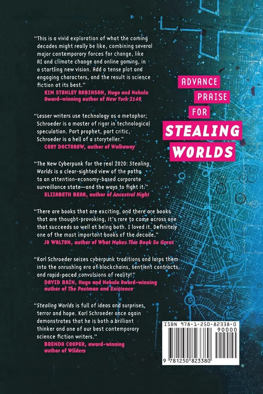 Rückseite: 9781250823380 | Stealing Worlds | Karl Schroeder | Taschenbuch | Englisch | 2019