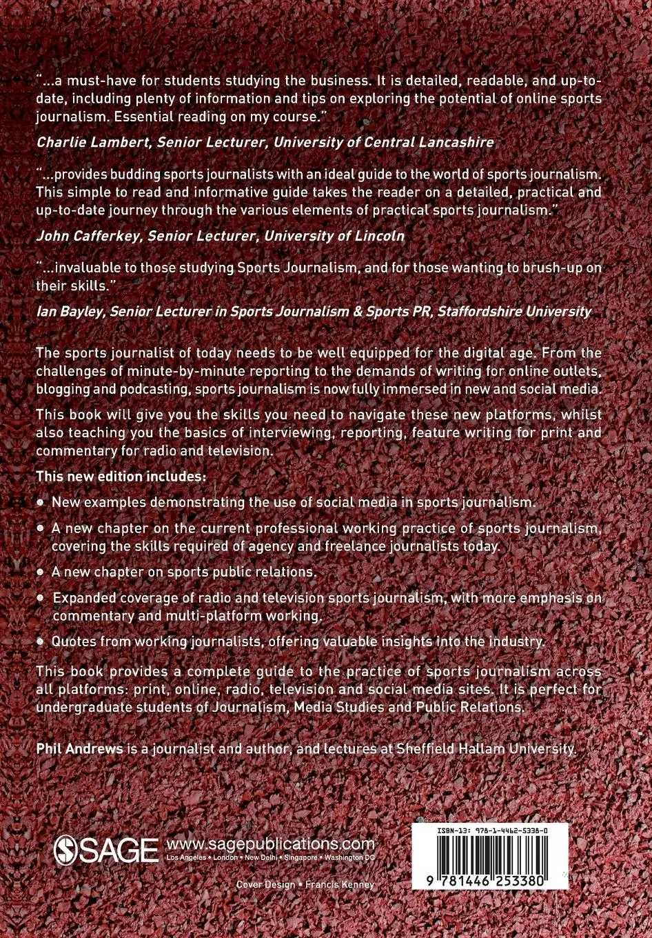 Rückseite: 9781446253380 | Sports Journalism | A Practical Introduction | Phil Andrews | Buch