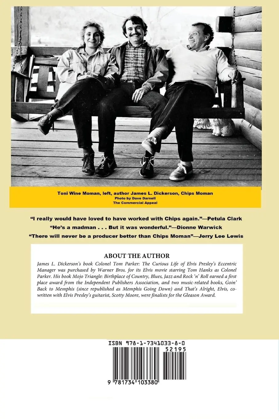 Rückseite: 9781734103380 | Chips Moman | The Record Producer Whose Genius Changed American Music