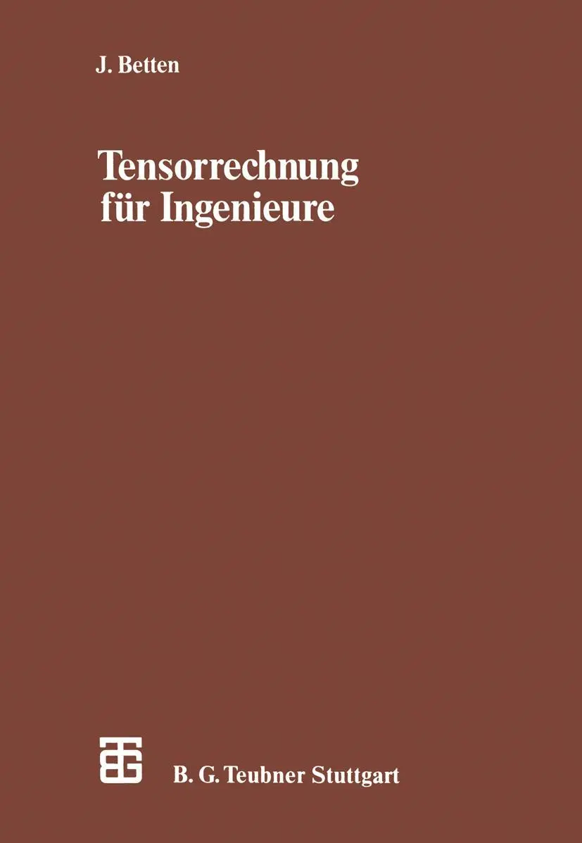 Cover: 9783322993380 | Tensorrechnung für Ingenieure | Josef Betten | Taschenbuch | 320 S.