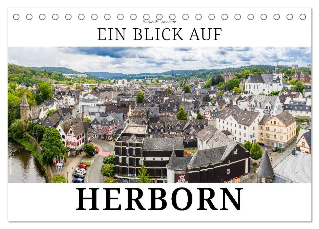 Cover: 9783457493380 | Ein Blick auf Herborn (Tischkalender 2026 DIN A5 quer), CALVENDO...