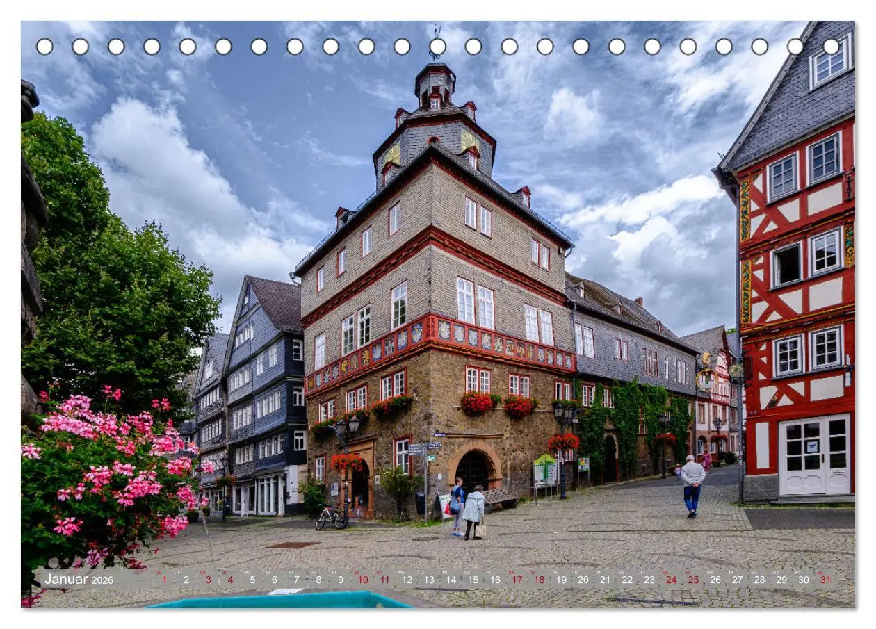 Bild: 9783457493380 | Ein Blick auf Herborn (Tischkalender 2026 DIN A5 quer), CALVENDO...
