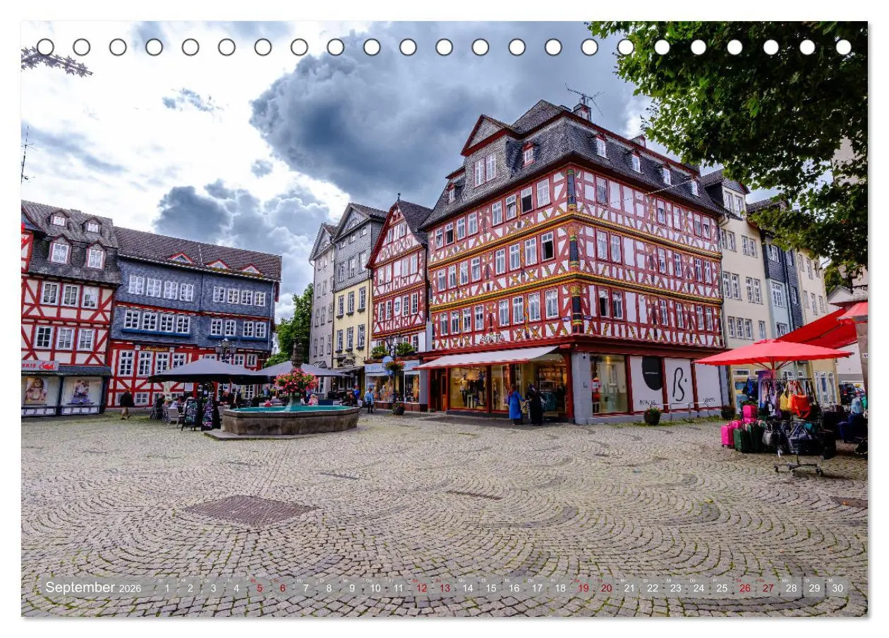 Bild: 9783457493380 | Ein Blick auf Herborn (Tischkalender 2026 DIN A5 quer), CALVENDO...