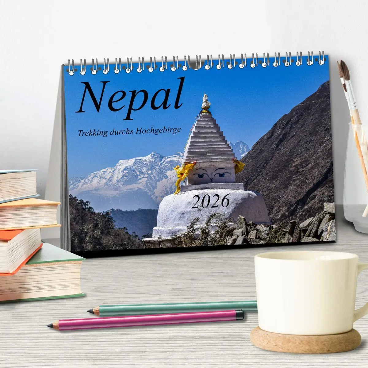 Bild: 9783457563380 | Nepal- Trekking durchs Hochgebirge (Tischkalender 2026 DIN A5...