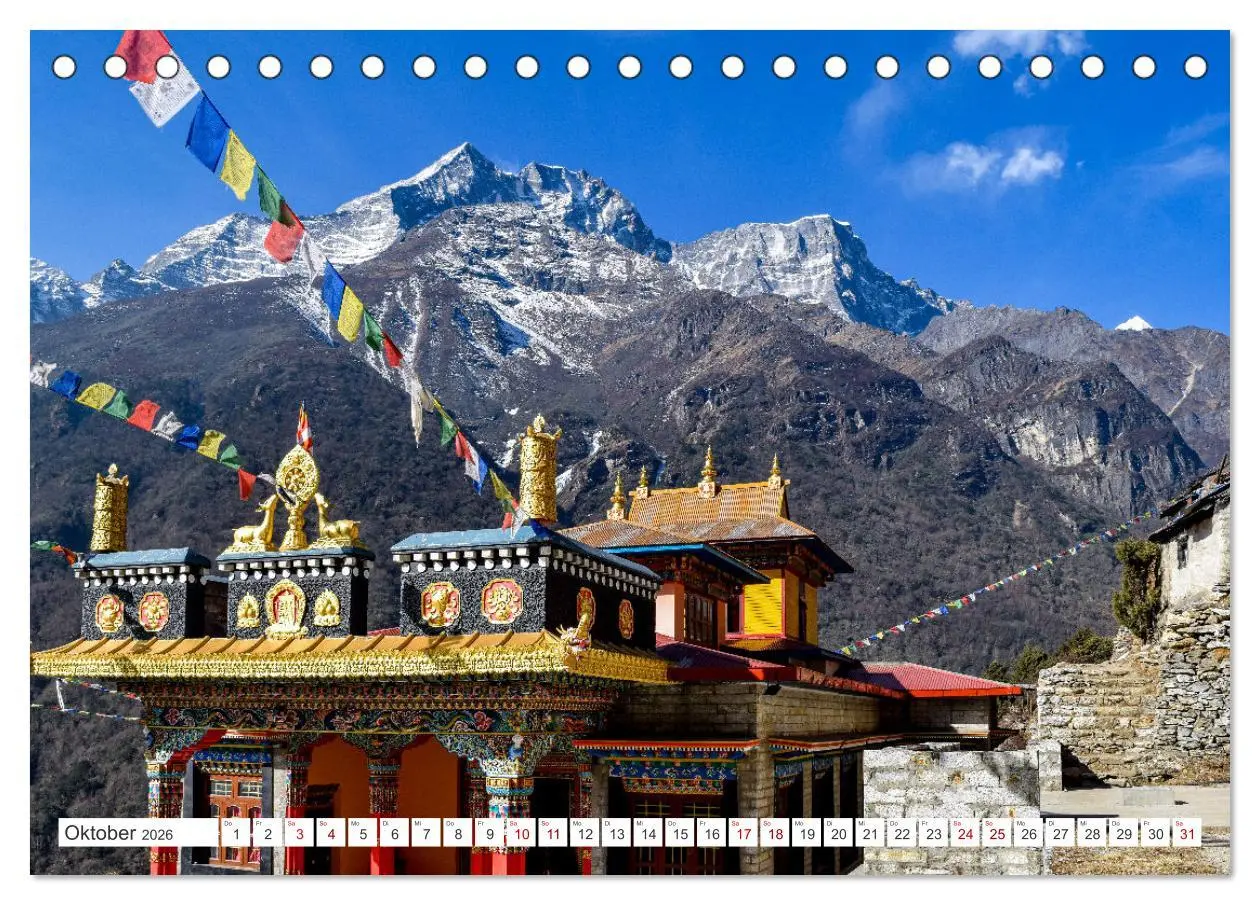 Bild: 9783457563380 | Nepal- Trekking durchs Hochgebirge (Tischkalender 2026 DIN A5...