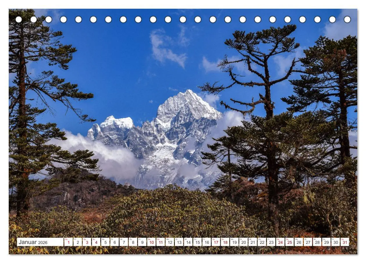 Bild: 9783457563380 | Nepal- Trekking durchs Hochgebirge (Tischkalender 2026 DIN A5...