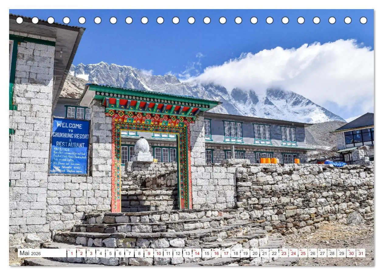 Bild: 9783457563380 | Nepal- Trekking durchs Hochgebirge (Tischkalender 2026 DIN A5...