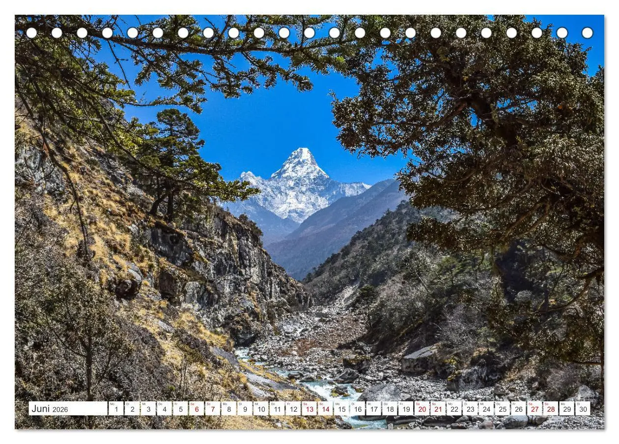Bild: 9783457563380 | Nepal- Trekking durchs Hochgebirge (Tischkalender 2026 DIN A5...
