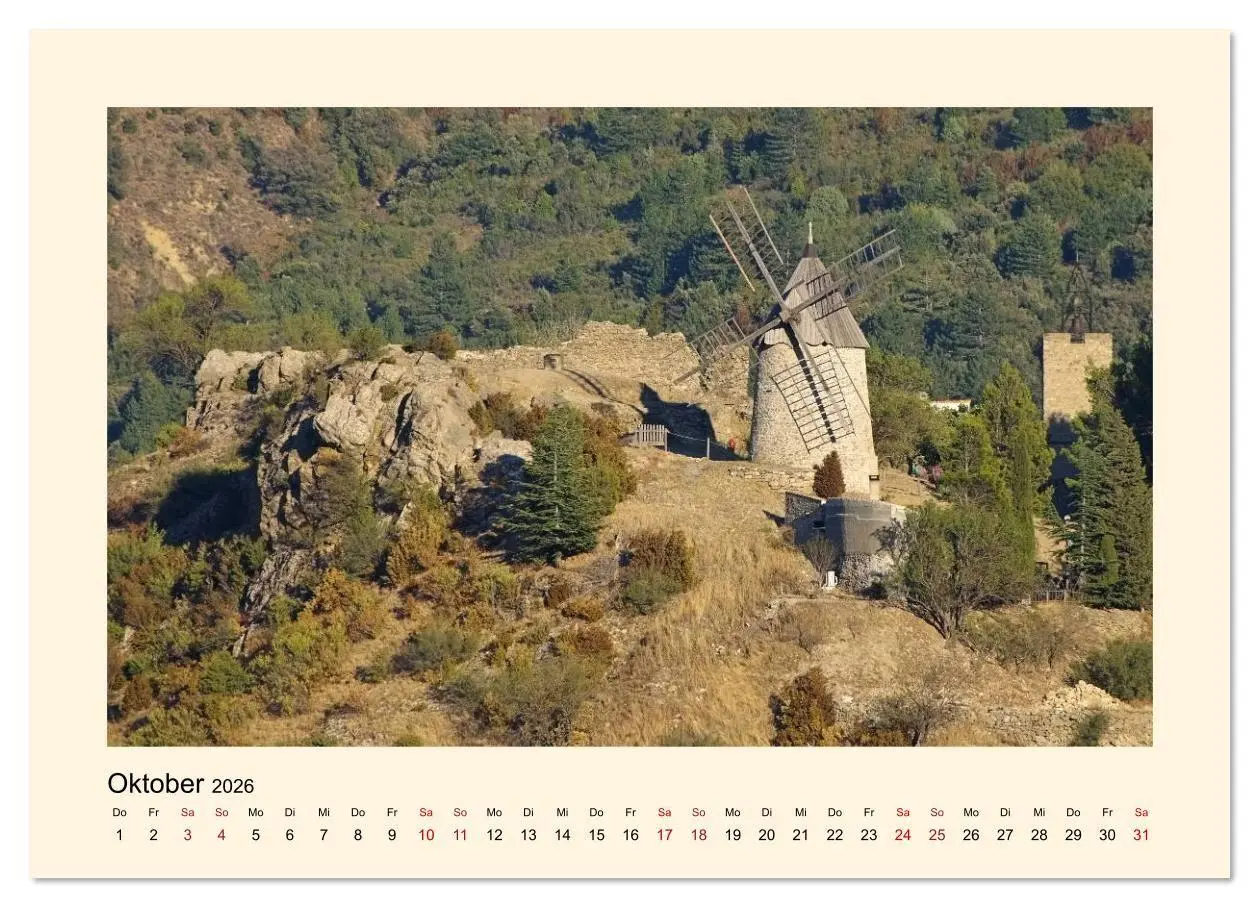 Bild: 9783457873380 | Okzitanien - Unterwegs im Pyrenäenvorland (Wandkalender 2026 DIN A4...