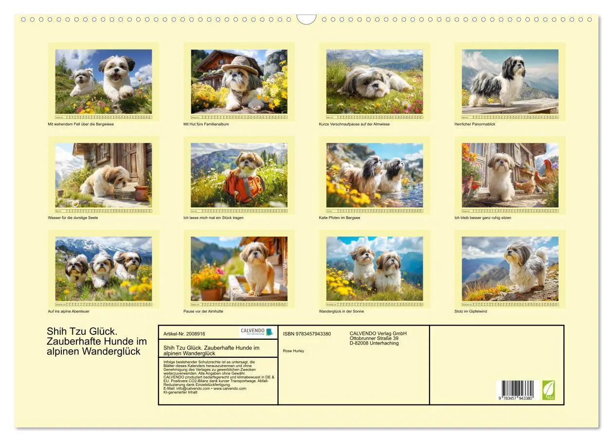 Bild: 9783457943380 | Shih Tzu Glück. Zauberhafte Hunde im alpinen Wanderglück...