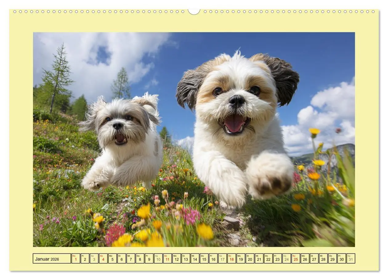 Bild: 9783457943380 | Shih Tzu Glück. Zauberhafte Hunde im alpinen Wanderglück...