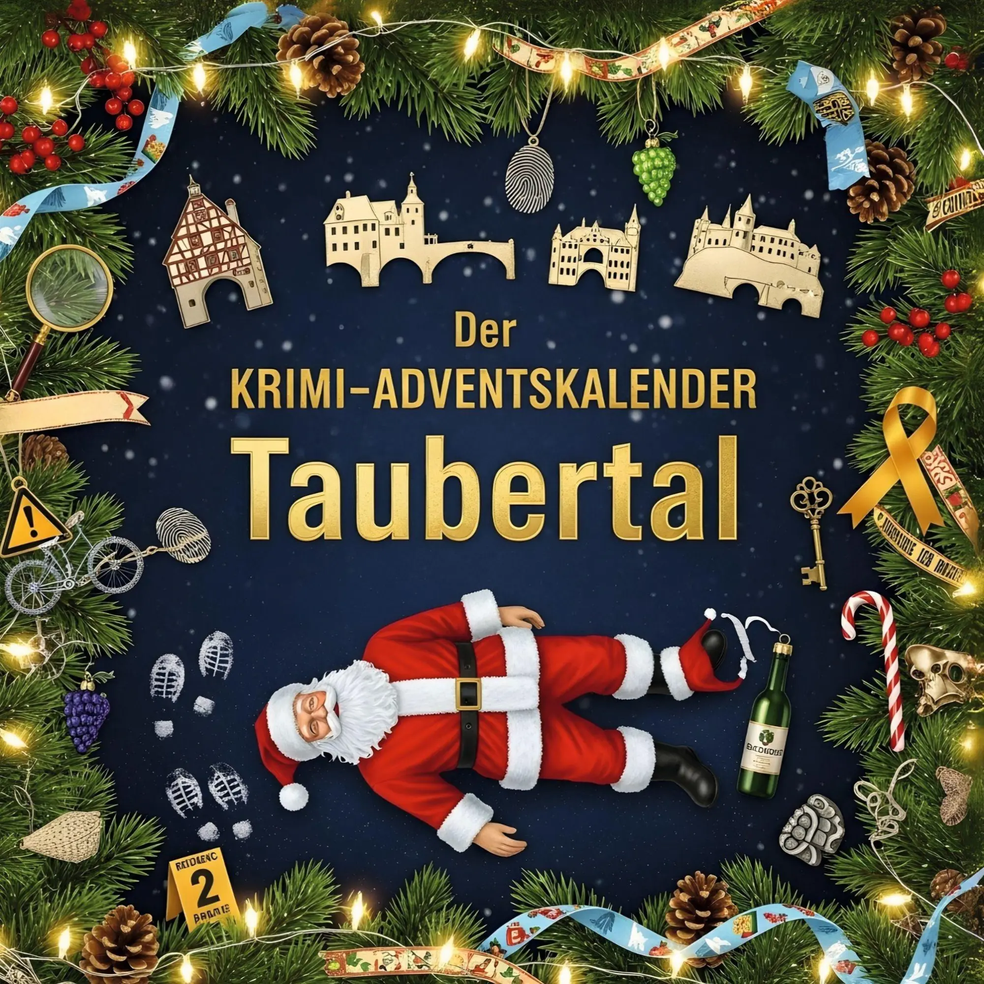 Cover: 9783695303380 | Der Krimi-Adventskalender Taubertal | Mordsverdächtig in 24 Akten