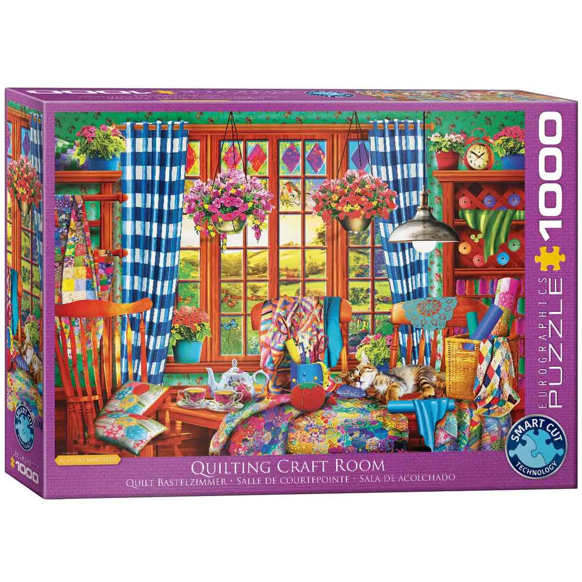 Cover: 628136653480 | Eurographics 6000-5348 - Quilt Bastelzimmer , Puzzle, 1.000 Teile