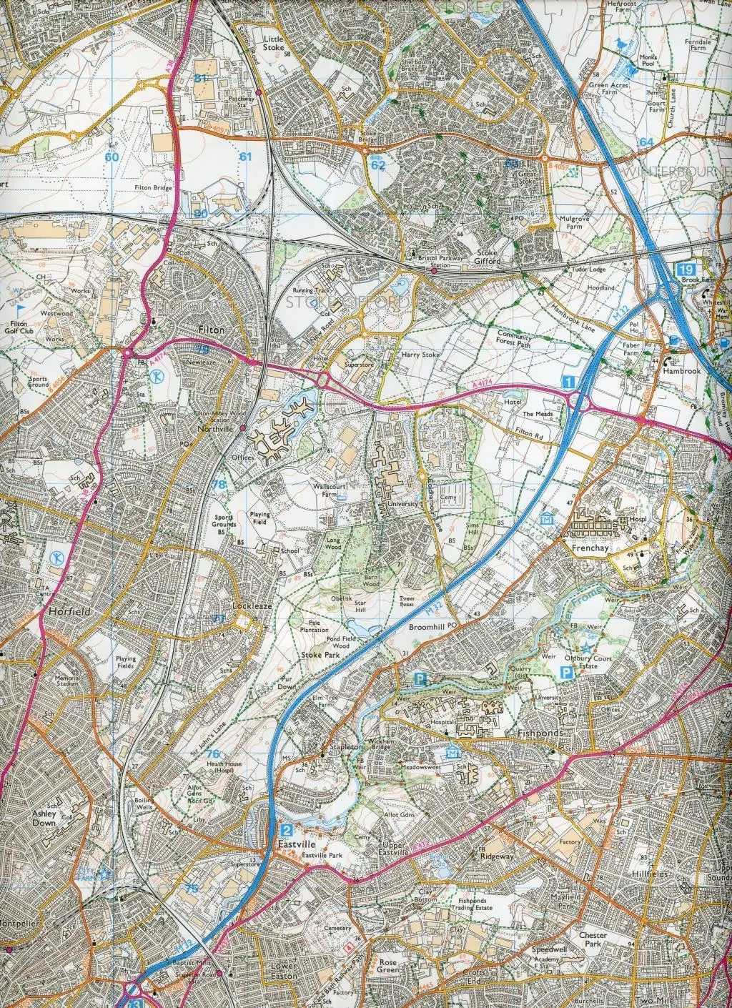 Bild: 9780319243480 | Bristol and Bath | Ordnance Survey | (Land-)Karte | Karte/Landkarte