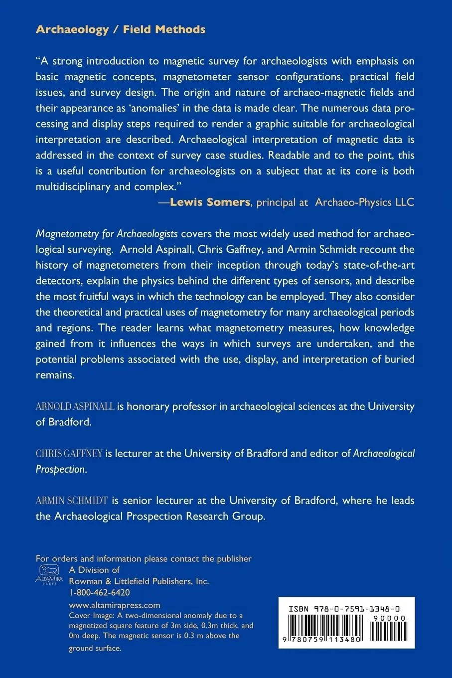 Rückseite: 9780759113480 | Magnetometry for Archaeologists | Arnold Aspinall (u. a.) | Buch