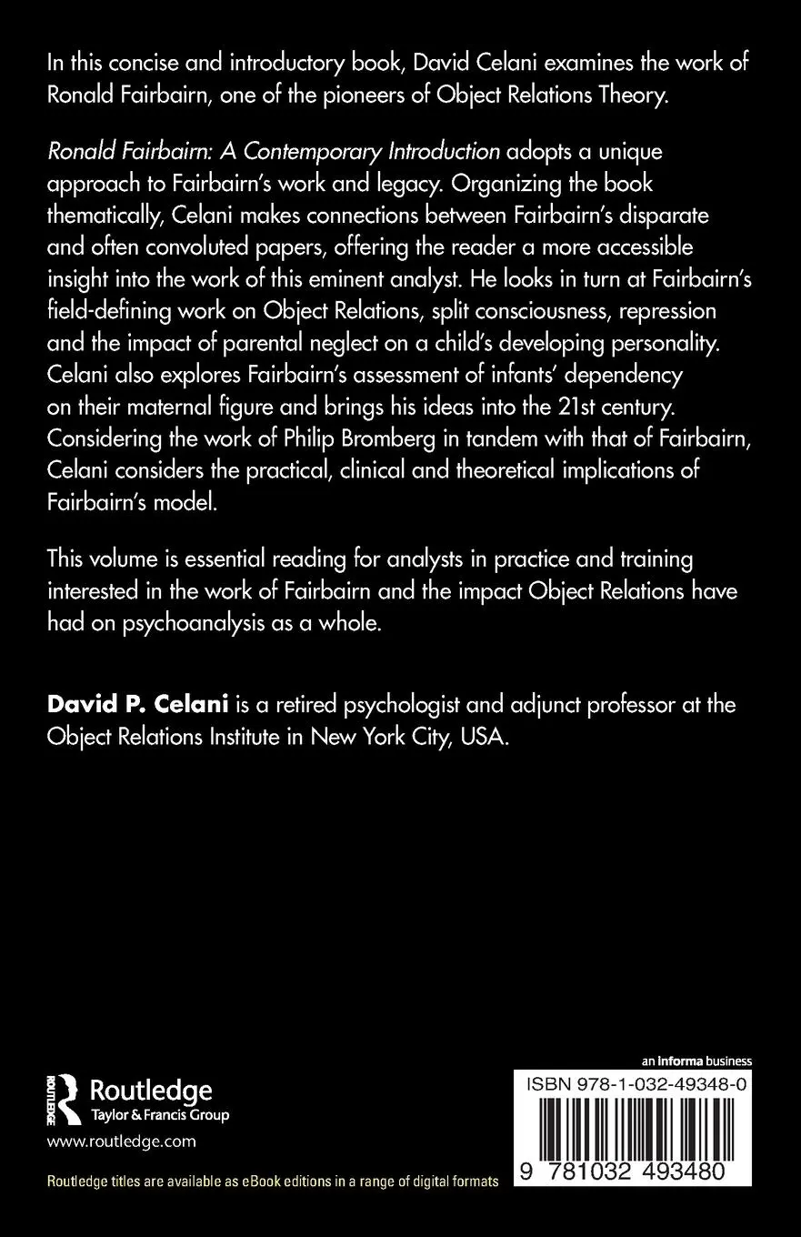 Rückseite: 9781032493480 | Ronald Fairbairn | A Contemporary Introduction | David P. Celani