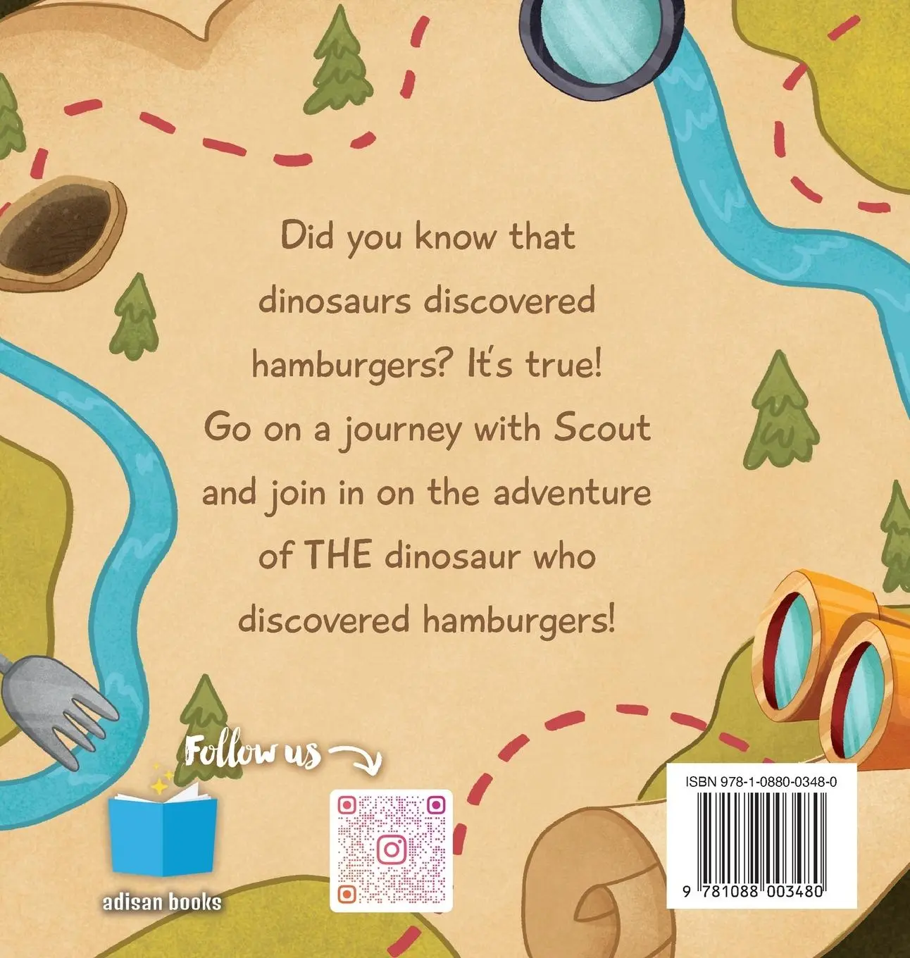 Rückseite: 9781088003480 | The Dinosaur Who Discovered Hamburgers | Adisan Books | Buch | 2021