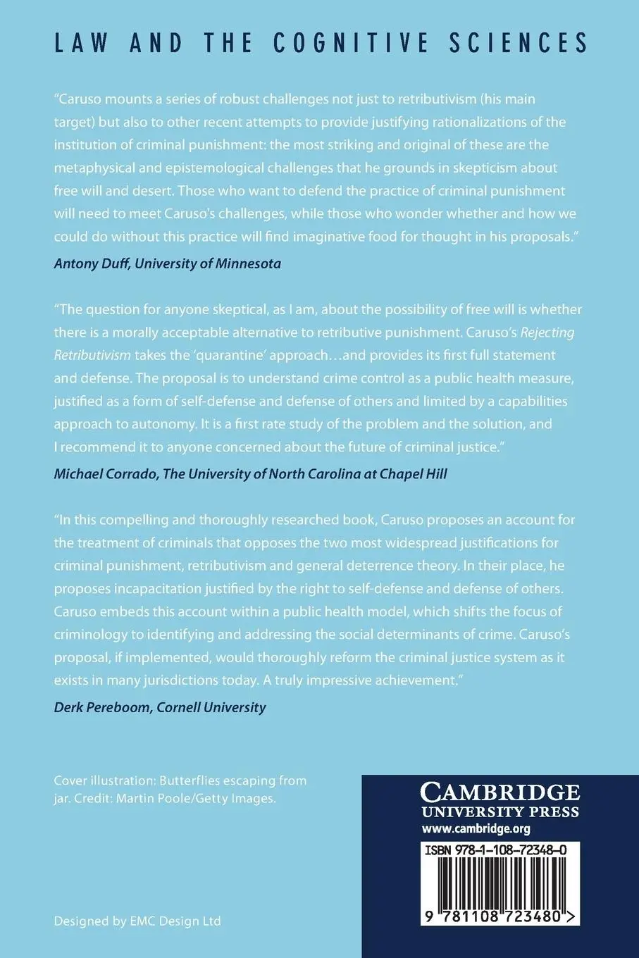 Rückseite: 9781108723480 | Rejecting Retributivism | Gregg D. Caruso | Taschenbuch | Englisch