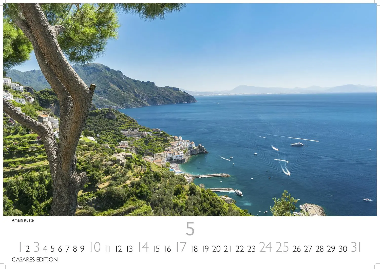 Bild: 9781835243480 | Golf von Neapel Kalender 2026 35x50 cm - Fotokalender mit Capri,...