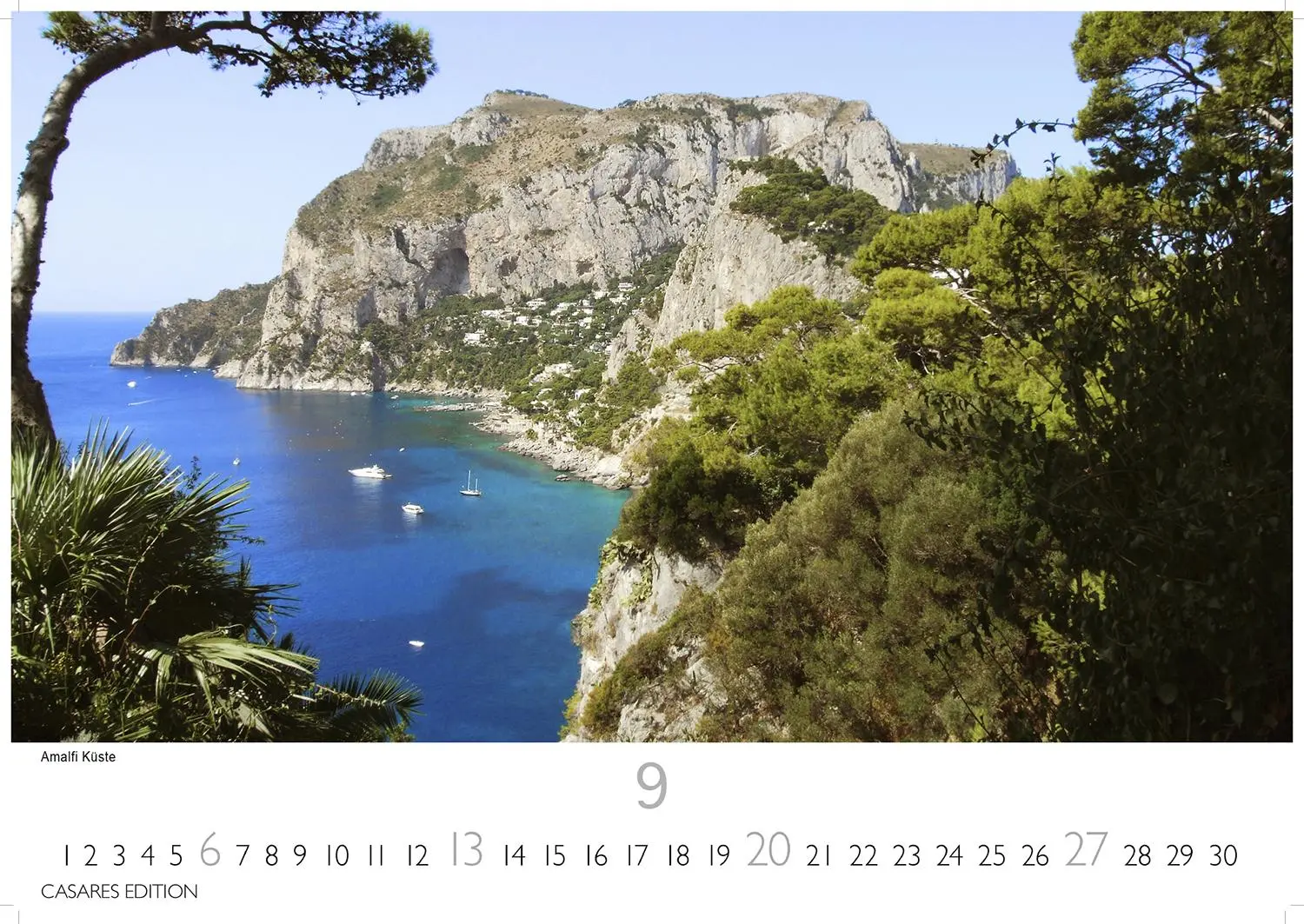 Bild: 9781835243480 | Golf von Neapel Kalender 2026 35x50 cm - Fotokalender mit Capri,...