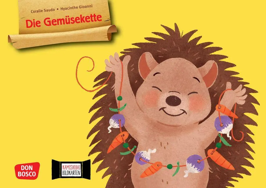 Cover: 4260694923580 | Die Gemüsekette. Kamishibai Bildkartenset | Coralie Saudo | Box | 2026
