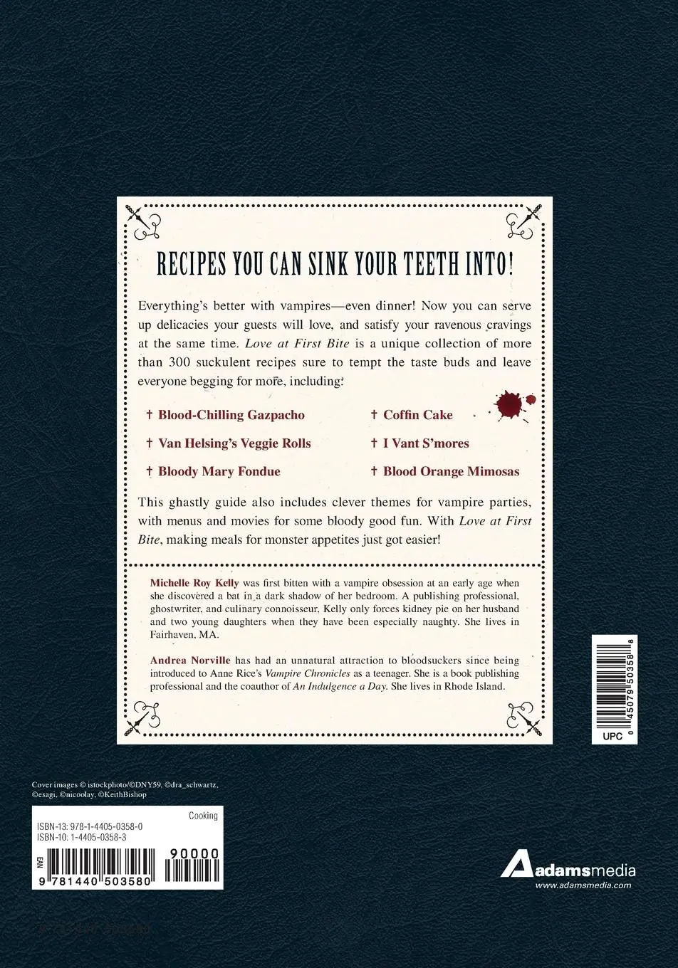 Rückseite: 9781440503580 | Love at First Bite | The Complete Vampire Lover's Cookbook | Buch