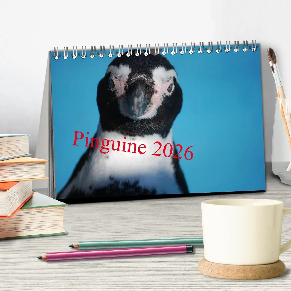Bild: 9783516183580 | Pinguine 2026 (Tischkalender 2026 DIN A5 quer), CALVENDO...