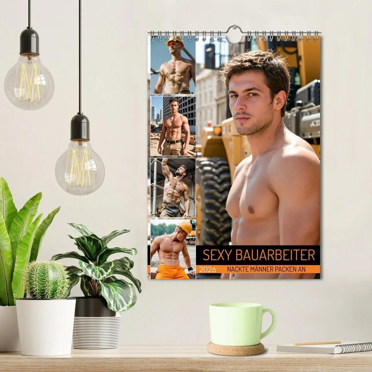 Bild: 9783516703580 | SEXY BAUARBEITER - Nackte Männer packen an (Wandkalender 2026 DIN...