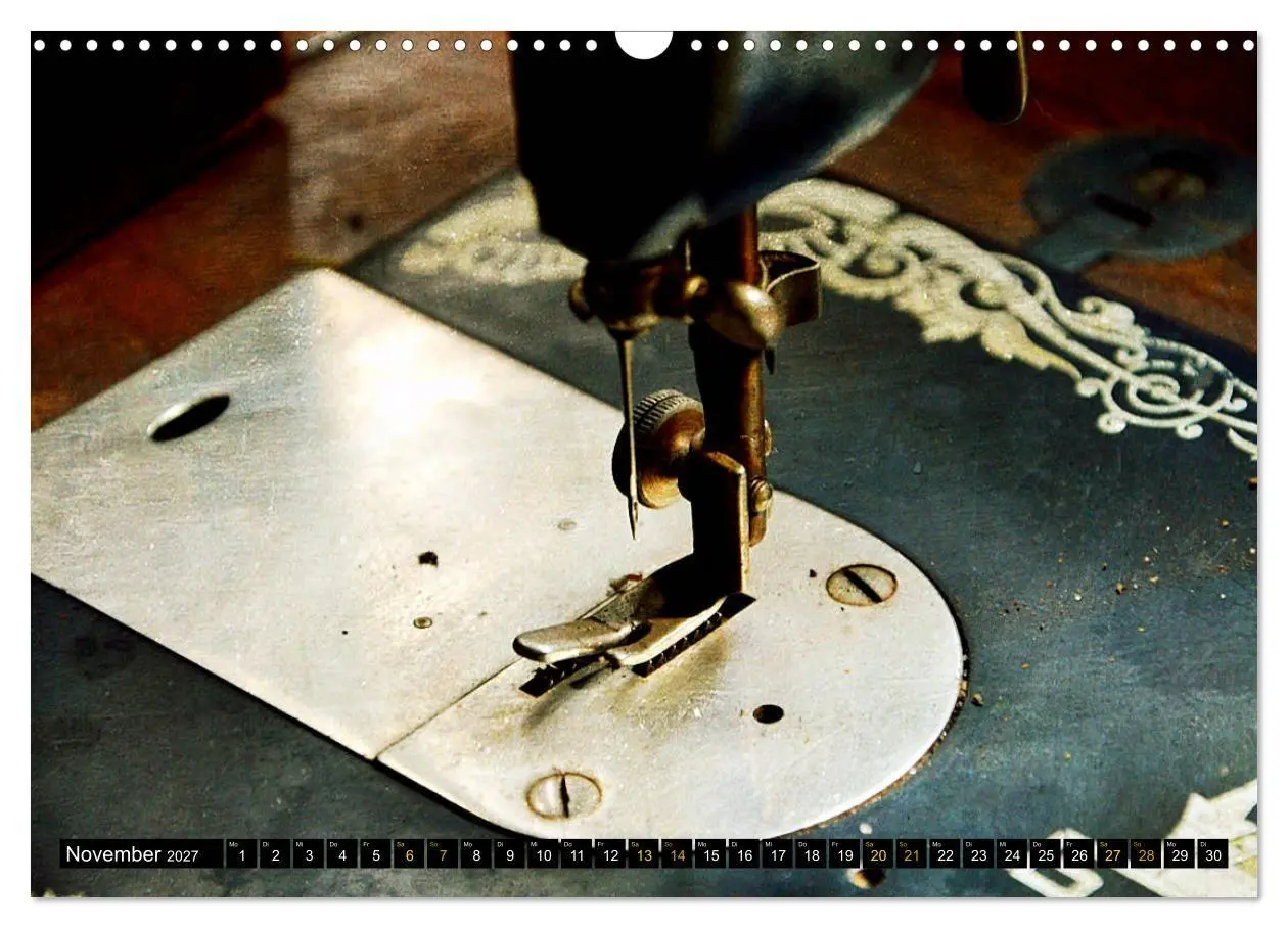 Bild: 9783569723580 | Omas Nähmaschinen (Wandkalender 2027 DIN A3 quer), CALVENDO...