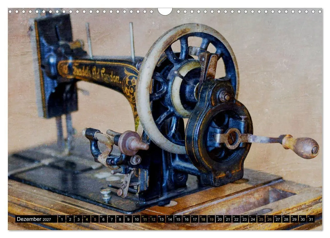 Bild: 9783569723580 | Omas Nähmaschinen (Wandkalender 2027 DIN A3 quer), CALVENDO...