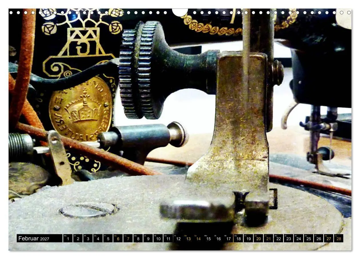 Bild: 9783569723580 | Omas Nähmaschinen (Wandkalender 2027 DIN A3 quer), CALVENDO...