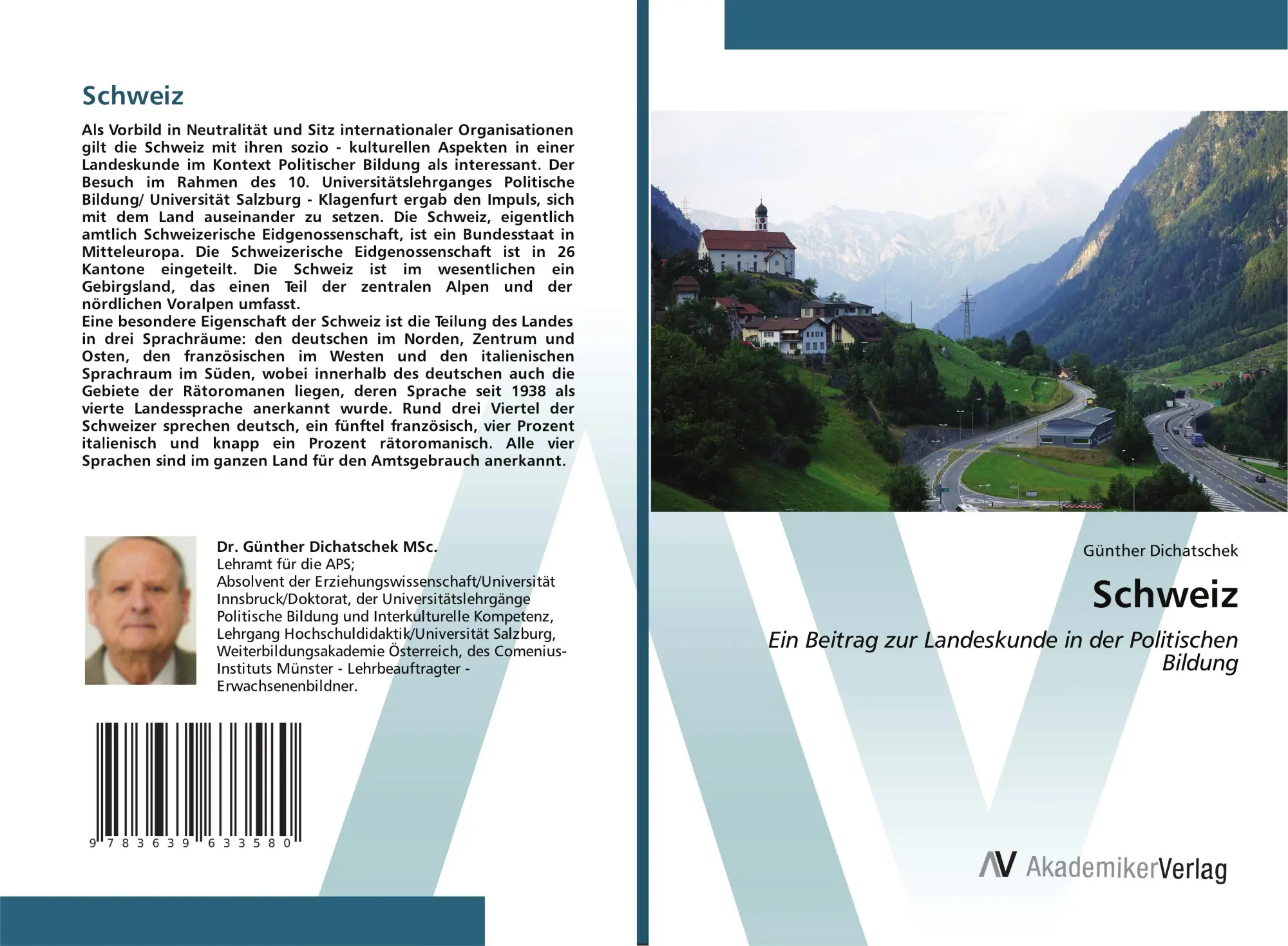 Cover: 9783639633580 | Schweiz | Ein Beitrag zur Landeskunde in der Politischen Bildung