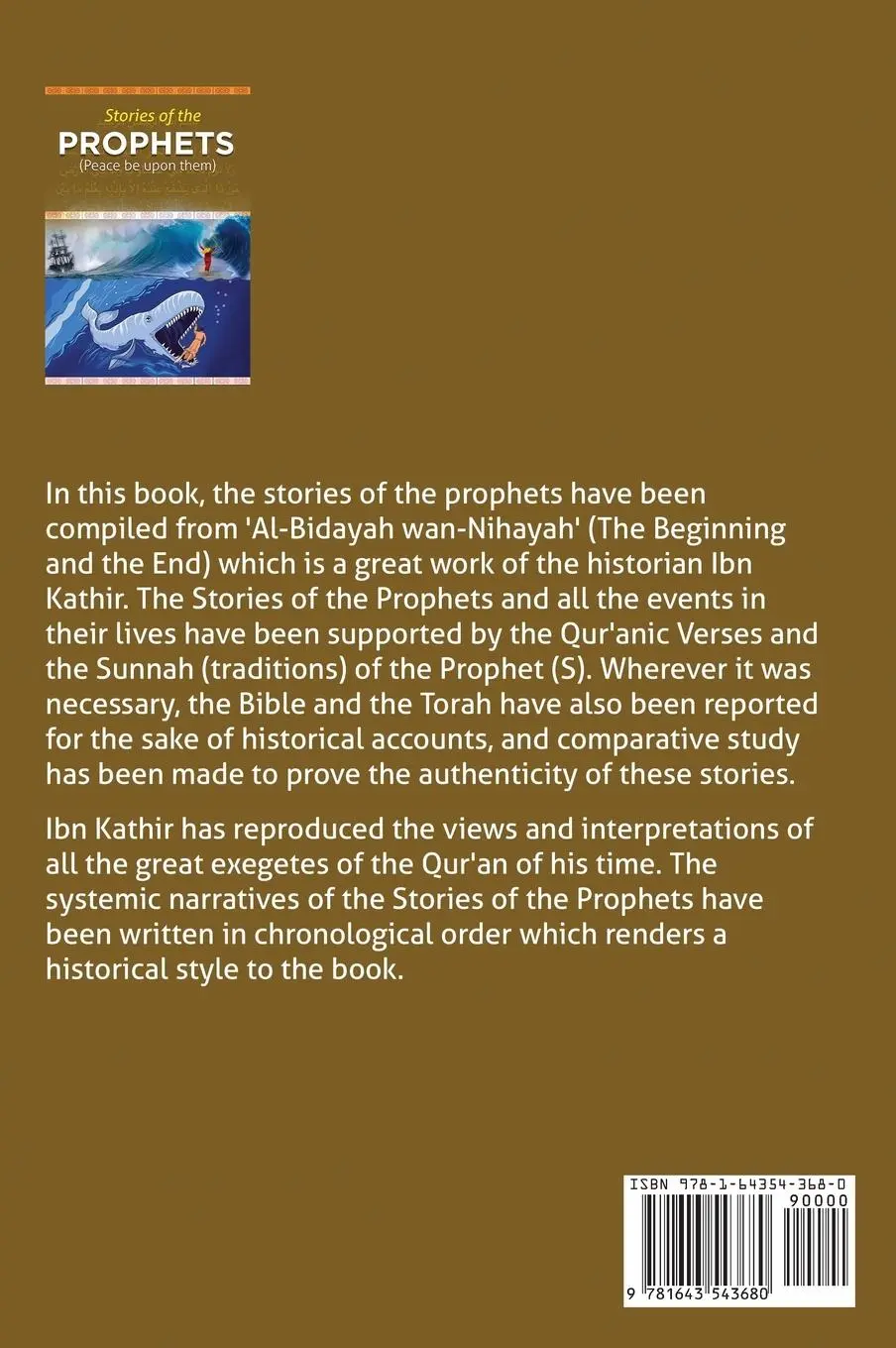 Rückseite: 9781643543680 | Stories of the Prophets | Hafiz Ibn Kathir | Buch | Englisch | 2020