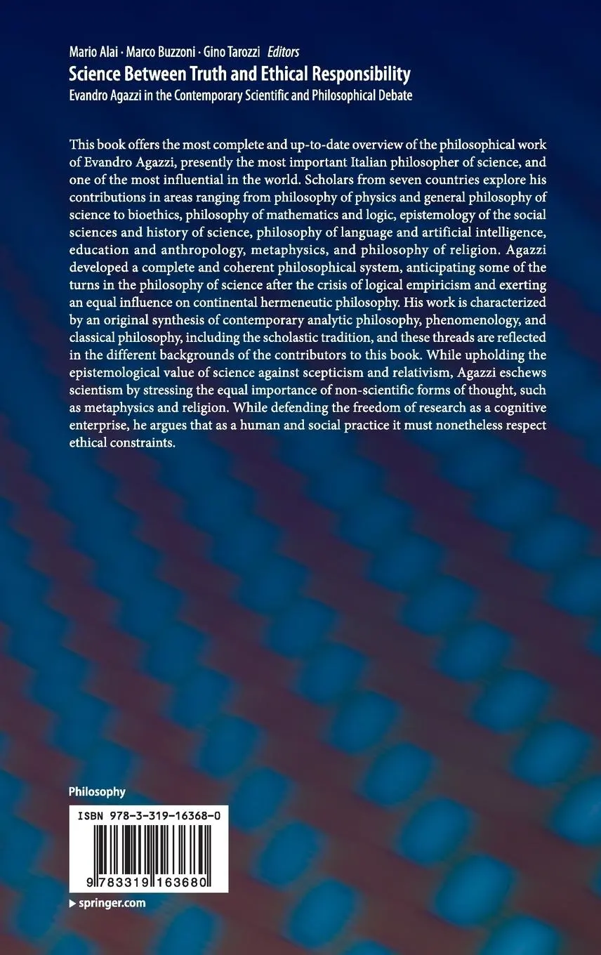 Rückseite: 9783319163680 | Science Between Truth and Ethical Responsibility | Mario Alai (u. a.)