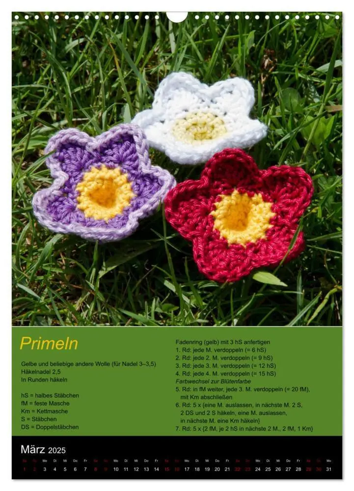 Bild: 9783435993680 | Amigurumi - Häkelideen mit Anleitung (Wandkalender 2025 DIN A3...