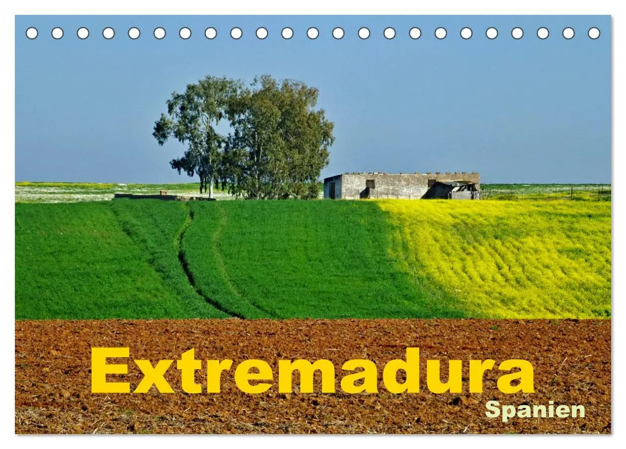 Cover: 9783457603680 | Extremadura Spanien (Tischkalender 2026 DIN A5 quer), CALVENDO...