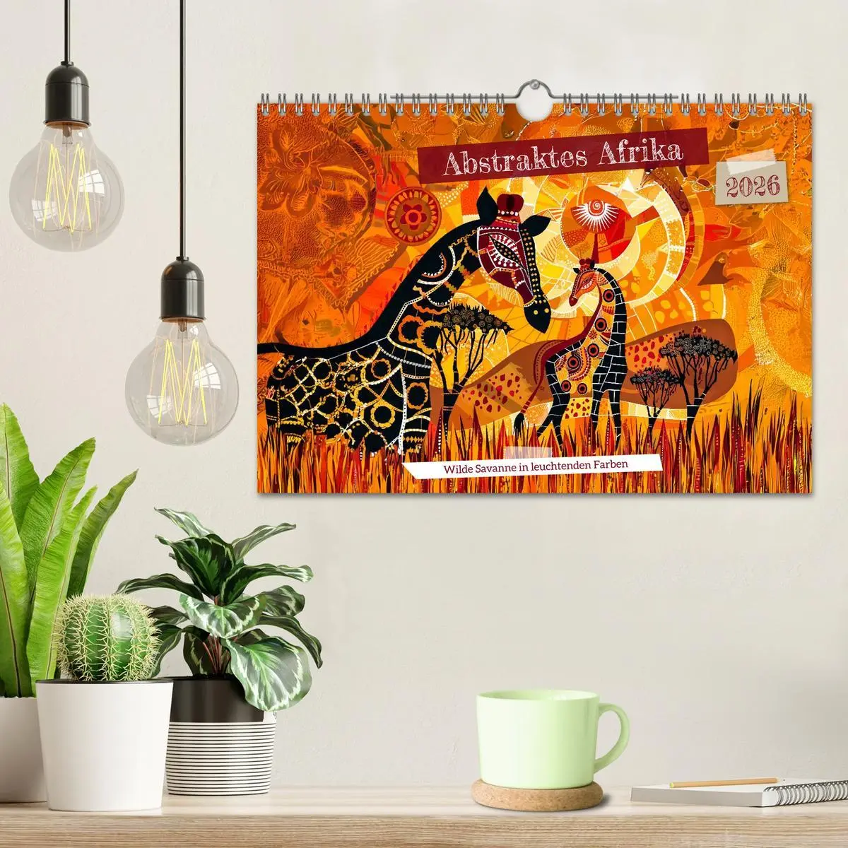 Bild: 9783516623680 | Abstraktes Afrika - Wilde Savanne in leuchtenden Farben...