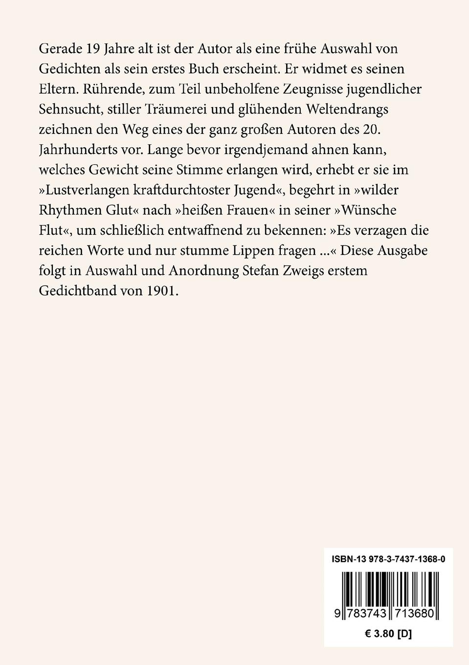 Rückseite: 9783743713680 | Silberne Saiten | Zeugnisse einer kraftdurchtosten Jugend | Zweig
