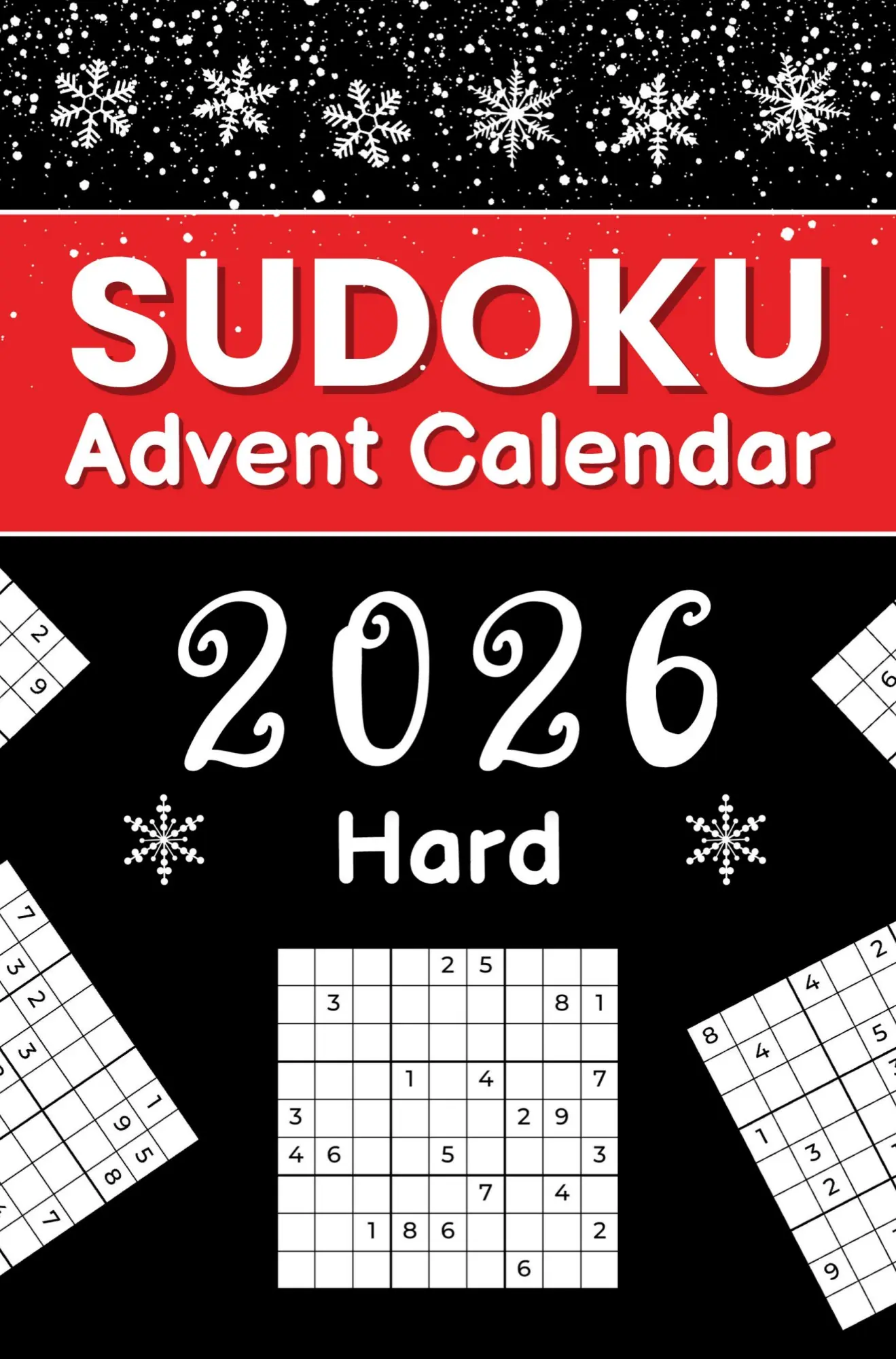 Cover: 9789403923680 | Sudoku Advent Calendar 2026 Hard: Christmas Countdown with 144...