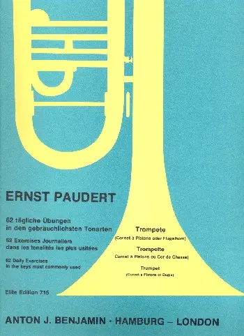 Cover: 9790221103680 | 62 Daily Exercises | in the keys most commonly used | Ernst Paudert